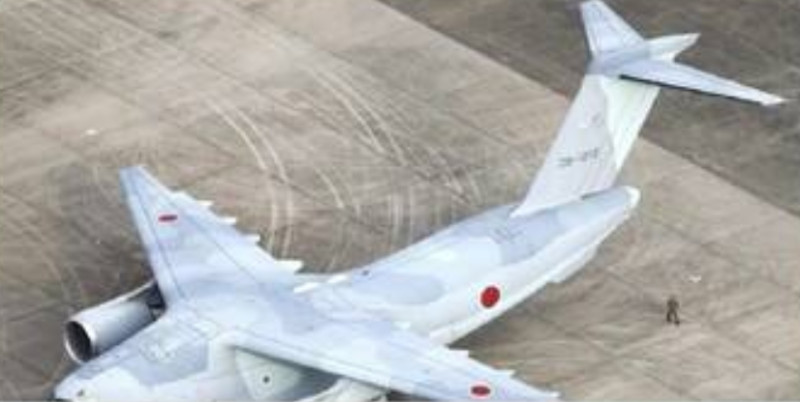 以色列與伊朗開轟,日本自衛隊出動撤僑專機 圖 : 翻攝自X / OsintDefender