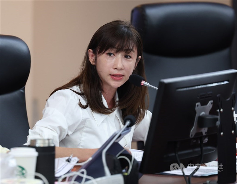 圖為民進黨籍台北市議員許淑華。（中央社檔案照片）   