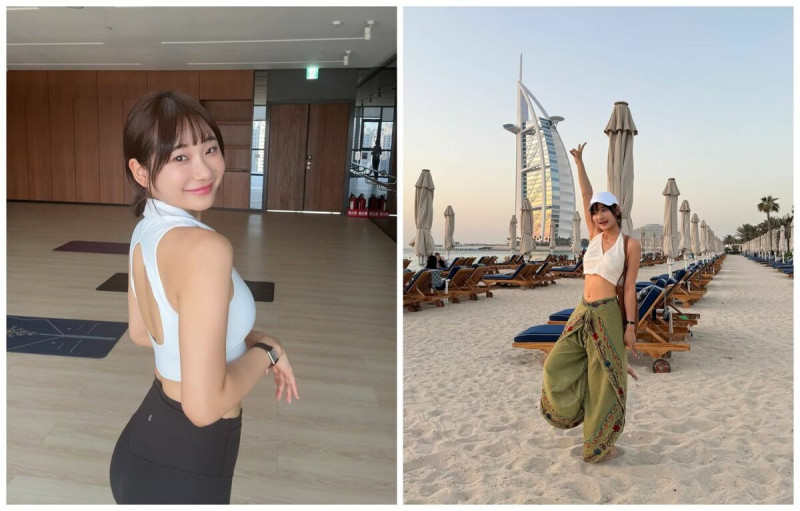 愛莉莎莎近年來在杜拜等地置產。（翻攝愛莉莎莎IG）   