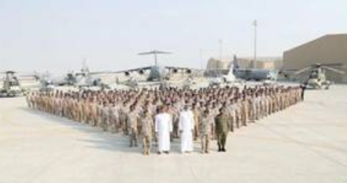 卡達烏代德美軍空軍基地 。 圖 : 翻攝自 X / NoelReports