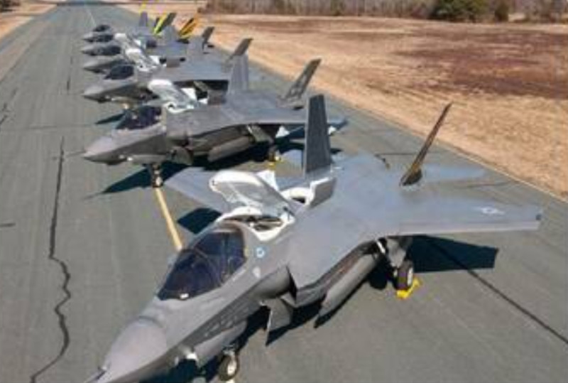 美軍F-35戰機。 圖 : 翻攝自X / High Planes