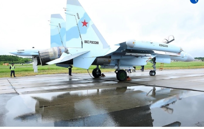 俄軍Su-35S戰機。 圖:翻攝自零度Military