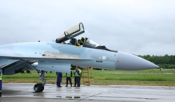 Su-35S戰機。 圖:翻攝自零度Military Su-35S戰機。 圖:翻攝自零度Military