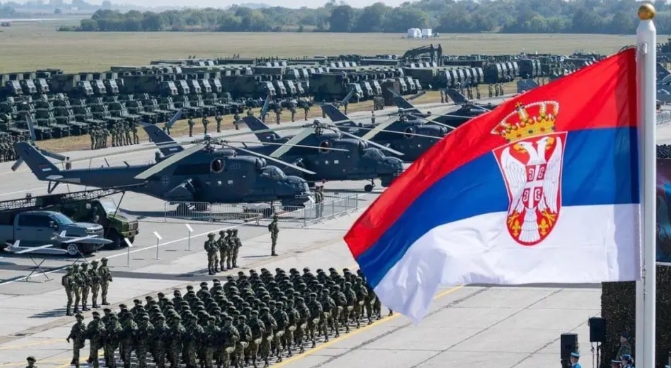 塞爾維亞武裝部隊。 圖 : 翻攝自軍哥漫談