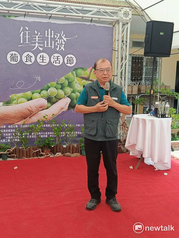 參山處長曹忠猷說明活動內容。 圖:唐復年/攝