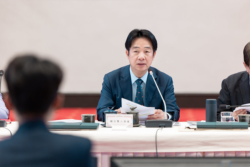賴清德說，要共同樹立韌性台灣。   圖：總統府提供