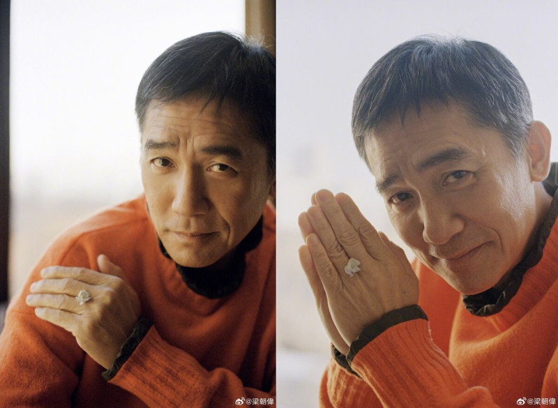 梁朝偉個性低調社恐，沒工作時長住日本，能在香港遇到他其實並不算容易。（梁朝偉微博）   
