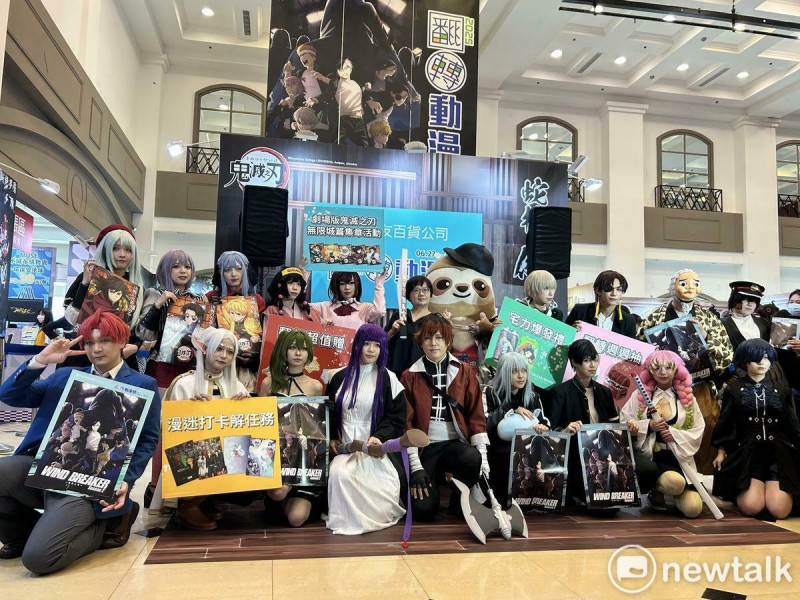 中友動漫祭吸引大批動漫迷前來朝聖。 圖:唐復年/攝