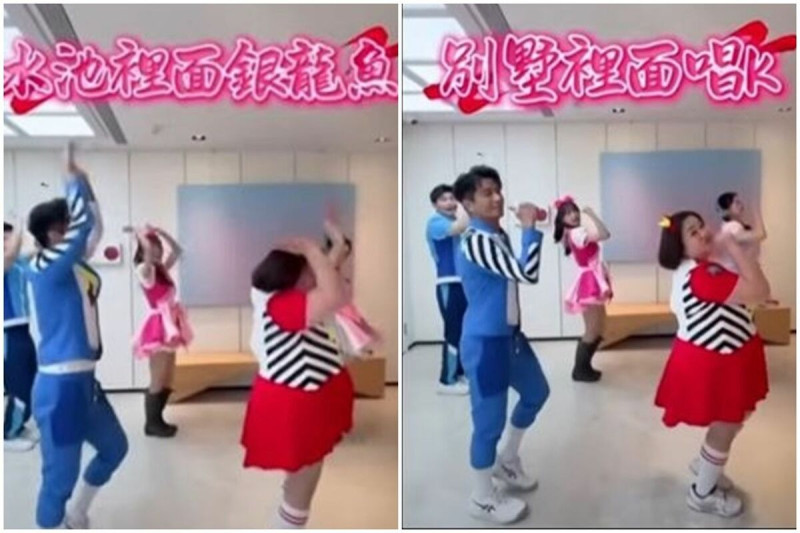 幼幼台大跳《大展鴻圖》影片慘遭網友出征。（翻攝自IG）   
