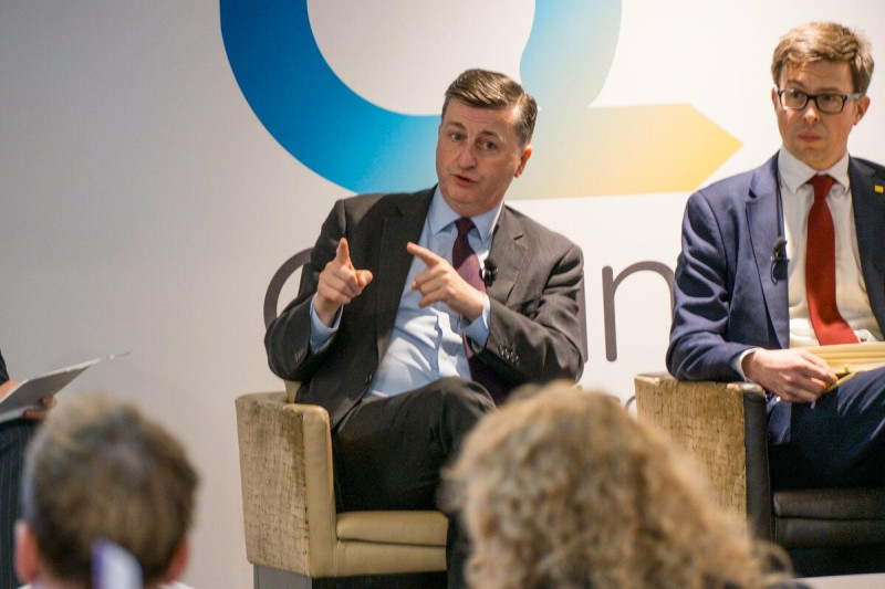 英國商業貿易部貿易政策暨經濟安全部長艾禮遜（Douglas Alexander）於 29 日至 30 日訪問台灣，代表英方主持第 27 屆台英年度經貿對話會議（UK-Taiwan Trade Talks）。   圖：翻攝自 X Douglas Alexander