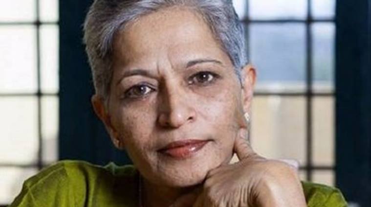 55歲印度女記者藍克希敢於批評執政黨，在住家前遭刺殺，引起印度全國震驚。   圖：翻攝藍克希推特