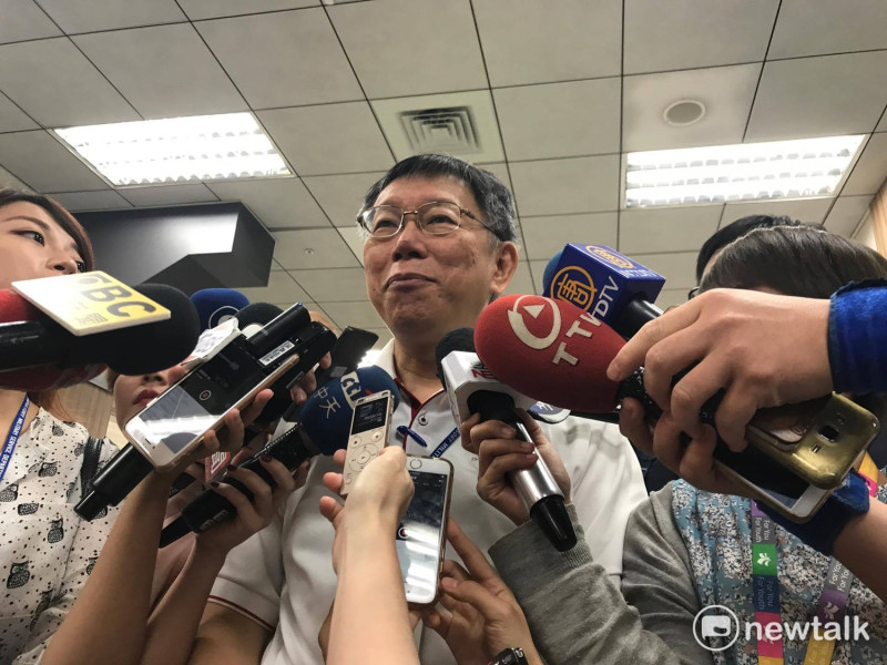 針對大巨蛋案，台北高等行政法院的判決，台北市長柯文哲今（8）日說，這是預期中的事，也很合理。   圖：周煊惠 / 攝