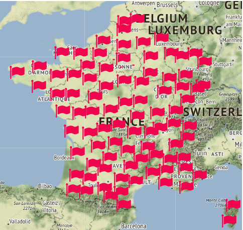 法國最大的工會組織CGT在各主要城市發起大罷工，人數高達22萬。   圖：翻攝CGT官網