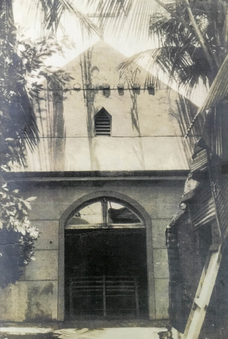 1956年楠西興建第一間禮拜堂，1977年在市區重建，舊的禮拜堂正式退役，但建物仍保留至今。   圖：楠西長老教會／提供