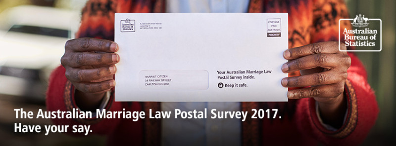 澳洲同性婚姻「郵寄公投」如期展開，短短2天，已經出現不少狀況。   圖：翻攝澳洲統計局臉書