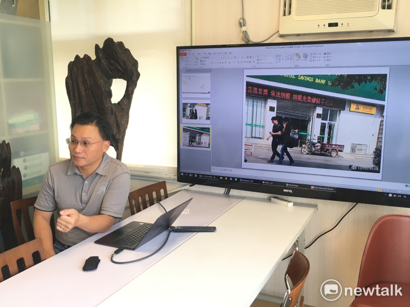 李明哲救援大隊成員蕭逸民16日表示，中國意圖透過抹黑照來羞辱李明哲，降低李淨瑜前往救援的正當性；也強調，中國意圖透過審判李明哲，宣示對台灣的司法管轄權，也是散播恐懼讓台灣人害怕中國政權。   圖：黃韋銓/攝