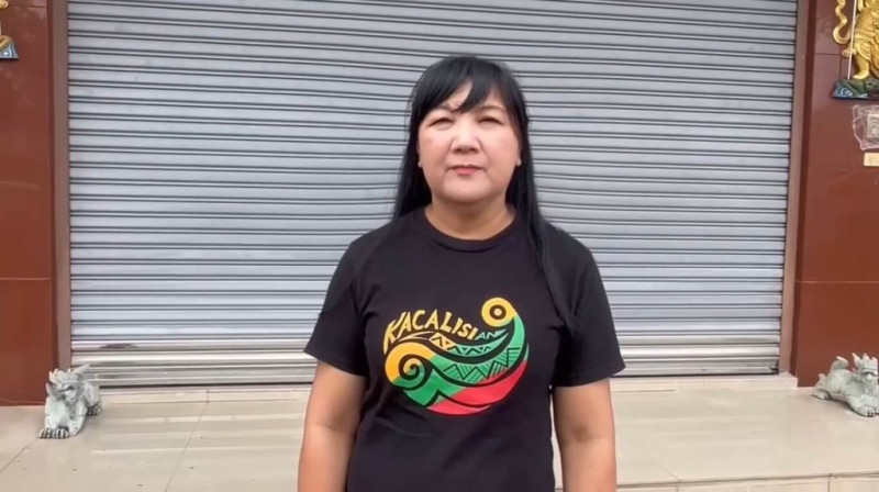 屏東地檢署偵辦民進黨山地原住民立委伍麗華罷免提議疑涉偽造文書案，國民黨組發會副主委黃碧雲收押，多人交保，伍麗華（圖）2日回應，藍營高層應站出來，為自己組織犯罪行為負責。（伍麗華提供）中央社記者李卉婷傳真 114年7月2日   