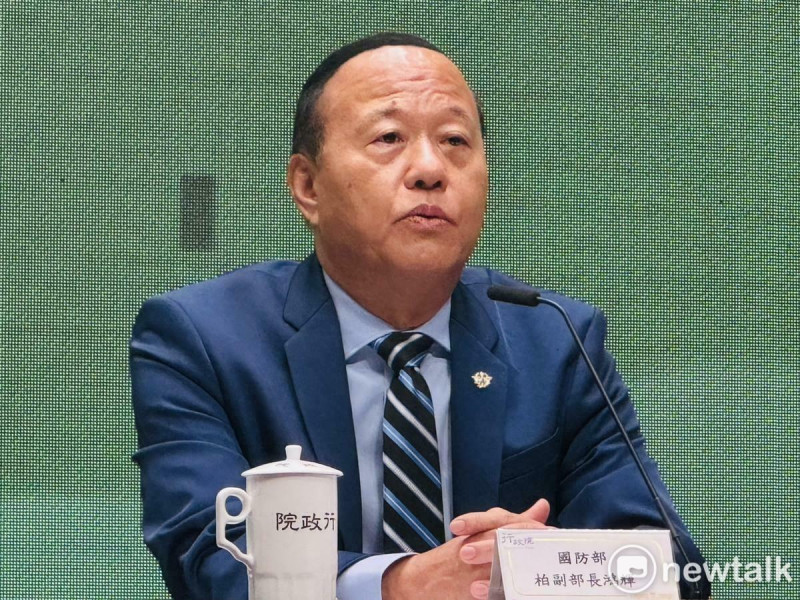 國防部副部長柏鴻輝。   圖：謝莉慧/攝
