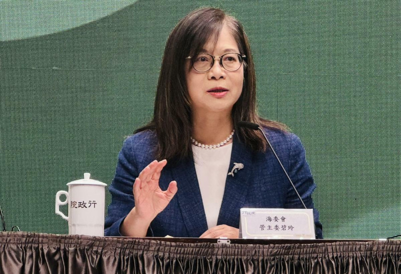 海委會主委管碧玲。   圖：謝莉慧/攝