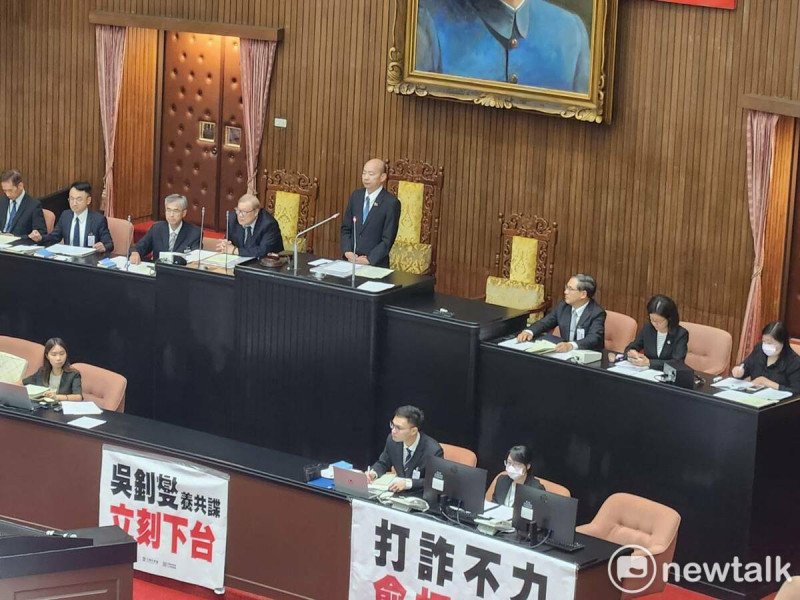 立法院韓國瑜主持院會。 圖:黃建豪/攝影