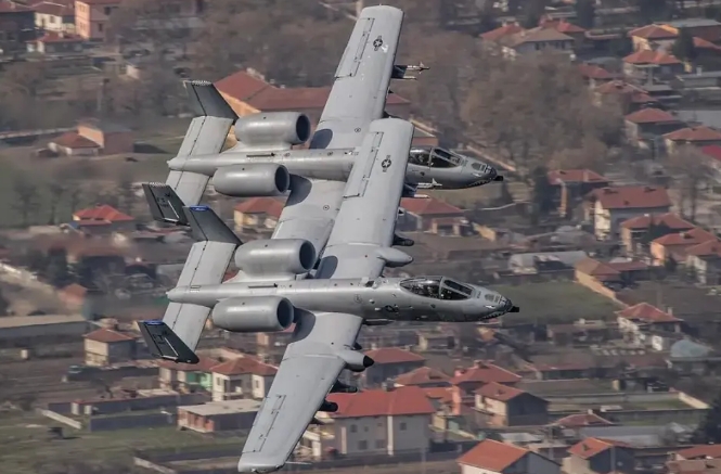 美軍A-10攻擊機。 圖 : 翻攝自軍武大V