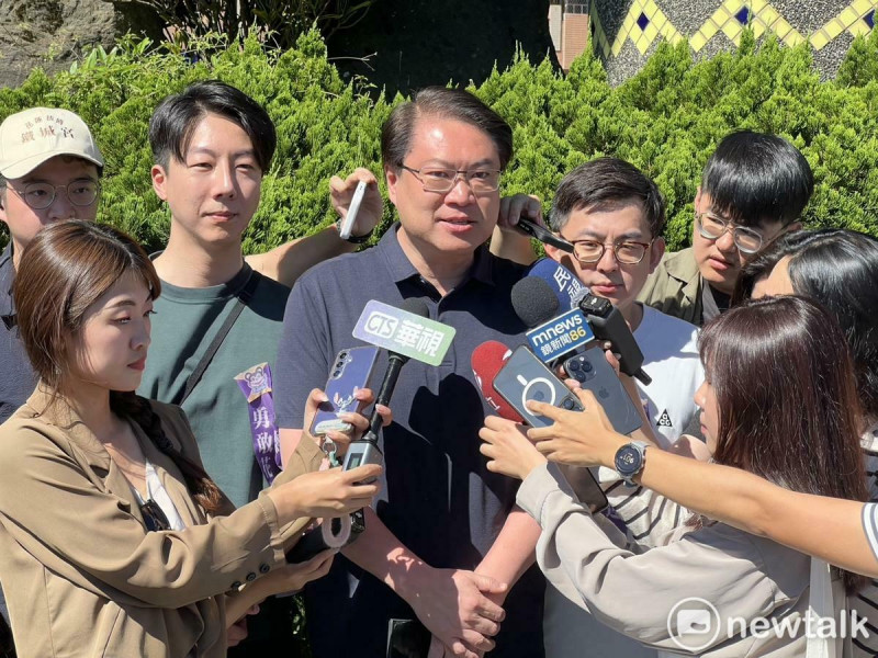 林右昌說，傅崐萁如引清兵入關的現代吳三桂。   圖：高逸帆／攝影