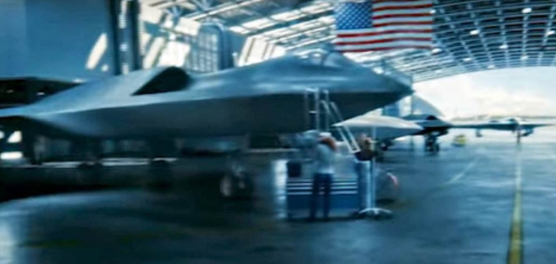 諾格公司宣傳影片出現的未來戰機。 圖 : 翻攝自Northrop Grumman 諾格公司宣傳影片出現的未來戰機。 圖 : 翻攝自Northrop Grumman
