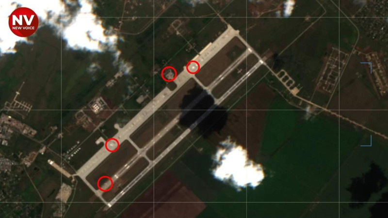 俄軍戰略轟炸機近期已重新部署至恩格斯空軍基地(Engels)。 圖:翻攝自 X