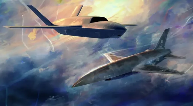 美國空軍第六代戰機計畫「忠誠僚機」無人機即將進入試飛階段 圖:翻攝自 騰訊網 美國空軍第六代戰機計畫「忠誠僚機」無人機即將進入試飛階段 圖:翻攝自 騰訊網