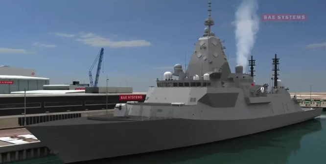澳大利亞獵人級護衛艦模擬圖。 圖 : 翻攝自世界軍艦 澳大利亞獵人級護衛艦模擬圖。 圖 : 翻攝自世界軍艦