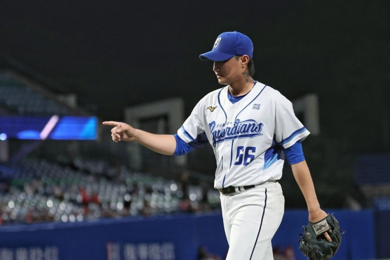 中華職棒富邦悍將投手李東洺（圖）8日先發出賽對上味全龍，演出7局僅失1分好投，局數也創個人單場新高。（富邦悍將提供）中央社記者楊啟芳傳真  114年7月9日   