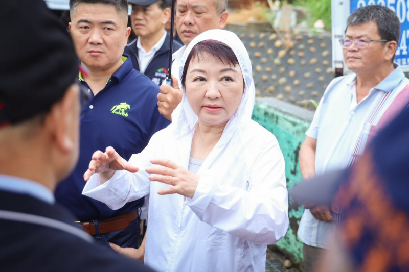 「市長去哪？」台中水災灌臉書　咕嚕梗成網友怒吼代名詞   （圖：取自盧秀燕臉書）