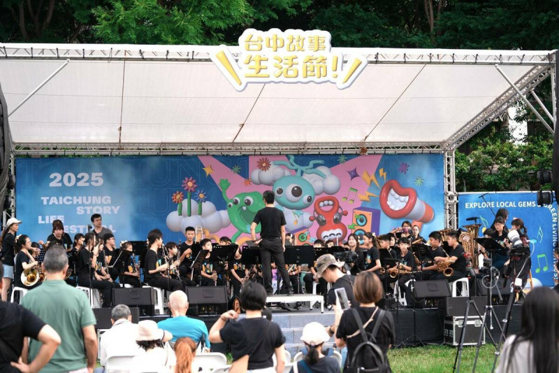 台中故事生活節在市民廣場盛大登場。   圖：主辦單位/提供