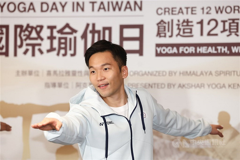 已經退役的台灣羽球好手李洋，特地返回國訓擔任心靈導師。（中央社檔案照片）   