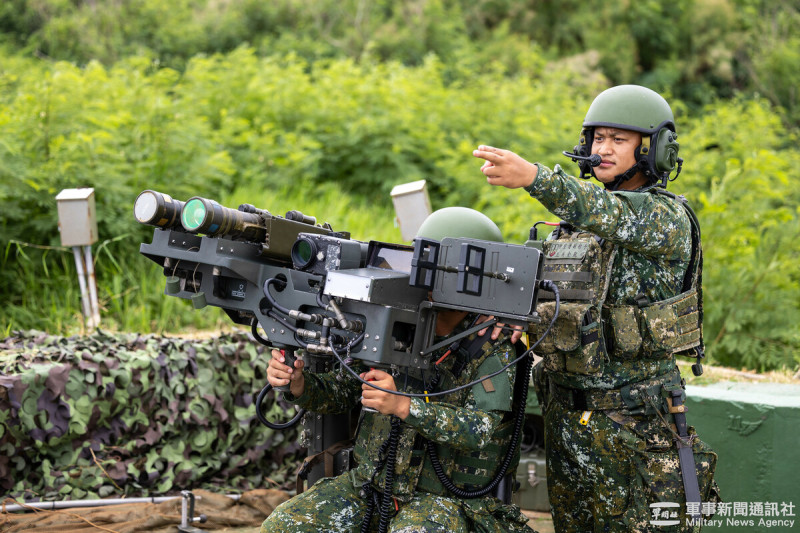 7月9日漢光41號演習第一作戰區防空戰備部隊接戰程序演練。 圖:軍聞社提供