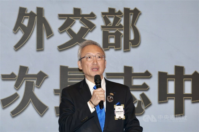 外交部次長吳志中。（中央社檔案照片）   圖：中央社提供
