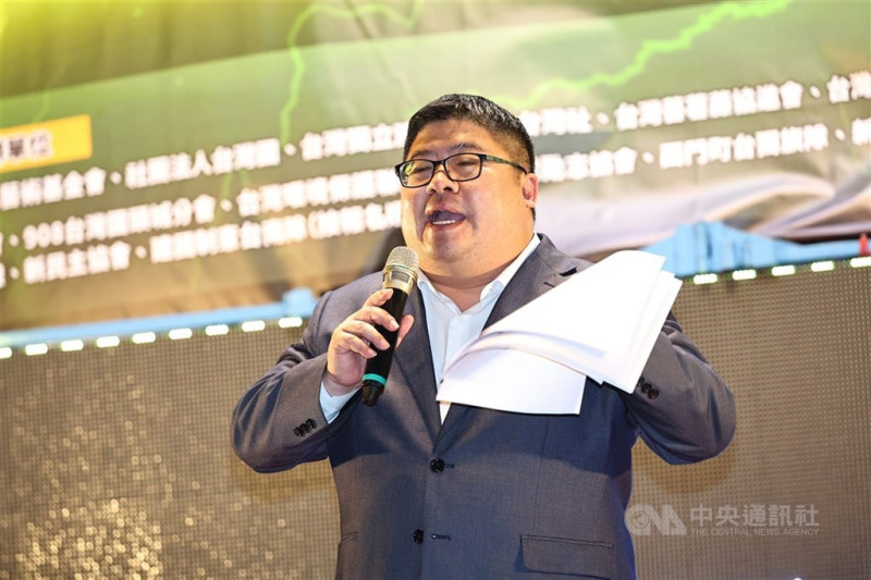 圖為民進黨立委蔡易餘。（中央社檔案照片）   