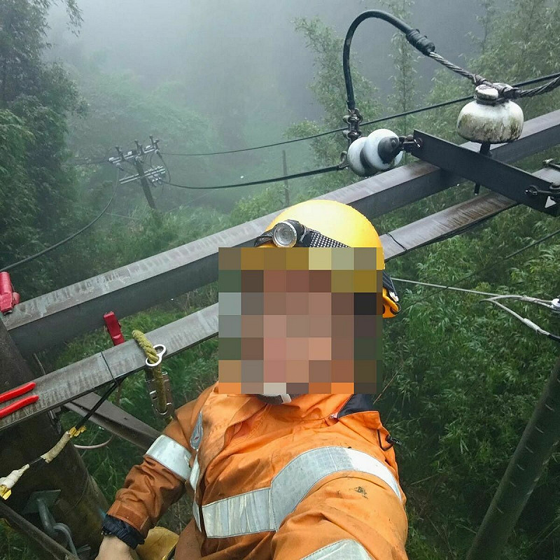 台電英雄李元瀚殉職。 圖:翻攝自IG
