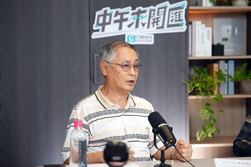 台師大政研所教授曲兆祥今（23）日接受主持人黃光芹《CNEWS匯流新聞網》政論直播節目《中午來開匯》專訪。   圖：《CNEWS匯流新聞網》提供