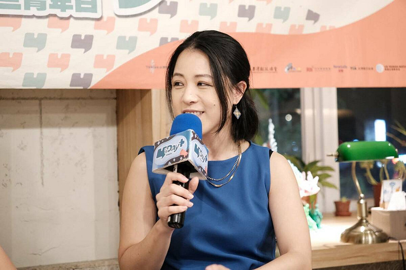 主持人、北美台灣研究協會理事張竹芩 圖:Y’s Day「週三青年日」提供