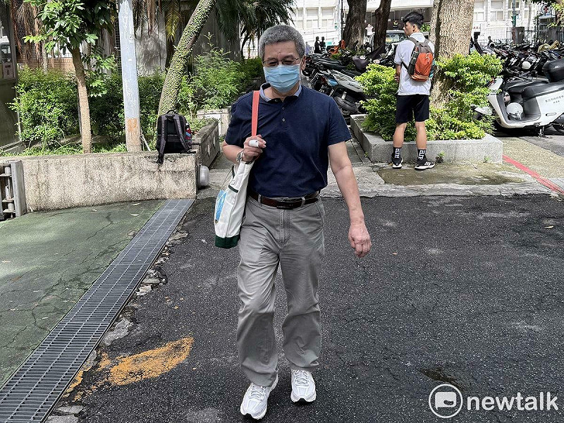 已交保的眾望基金會前董事長李文宗。 圖:周煊惠 / 攝