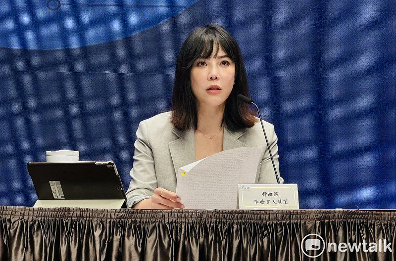 行政院發言人李慧芝。   圖：謝莉慧／攝