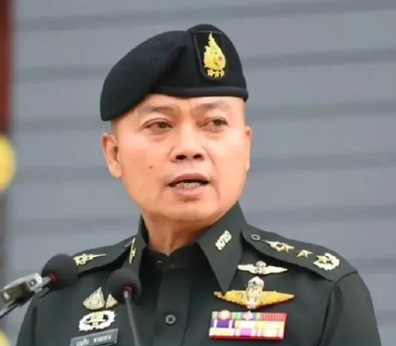 泰國第二軍區司令邦辛·帕德朗。   圖：翻攝自勝研國際