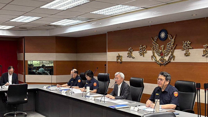 距離罷免投開票日僅剩2天，警政署長張榮興召開專案會議。   圖：警政署提供