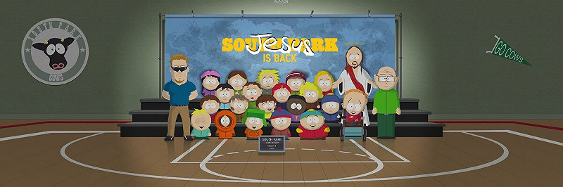 美國知名成人動畫影集《南方公園》(South Park)以充滿黑色幽默為名。 圖:翻攝自X帳號@SouthPark 美國知名成人動畫影集《南方公園》(South Park)以充滿黑色幽默為名。 圖:翻攝自X帳號@SouthPark