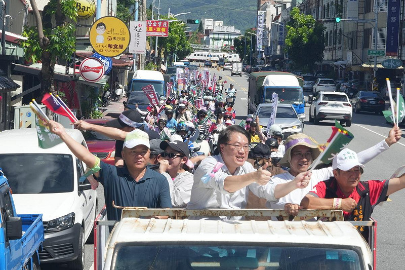 林右昌呼籲同意罷免傅崐萁，大太陽要照進花蓮了。   圖：民進黨提供