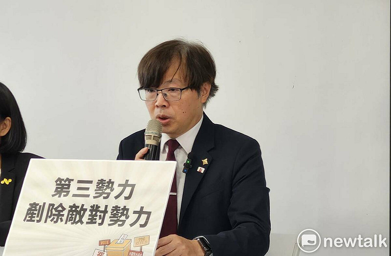台灣基進黨主席王興煥。 圖:蕭依岑/攝