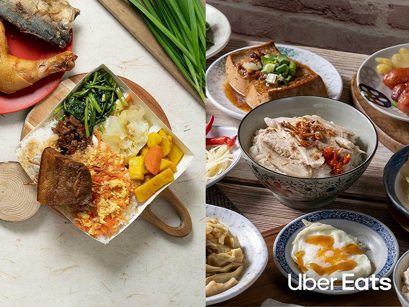 中南部飯類庶民美食崛起，雞肉飯、爌肉飯、肉燥飯成為外送平台點餐前三大熱門。   圖：Uber Eats 提供