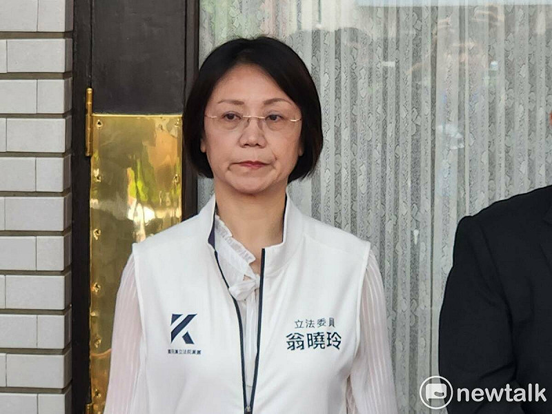 國民黨立委翁曉玲。 圖:黃建豪/攝