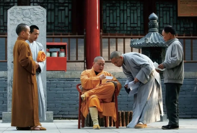 少林寺方丈釋永信。 圖 : 翻攝自冷杉 Record 少林寺方丈釋永信。 圖 : 翻攝自冷杉 Record